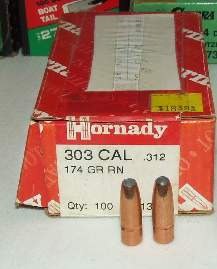 Hornady .303 cal 174 gr  54 ct