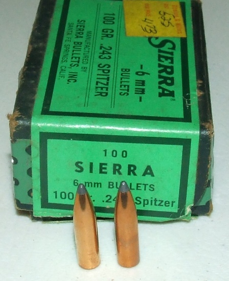 Sierra  100 gr  .243  42 ct.