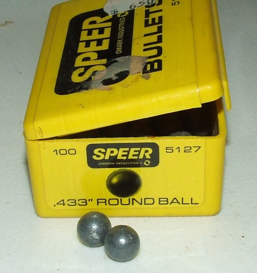 Speer .433 Round Ball  75 ct