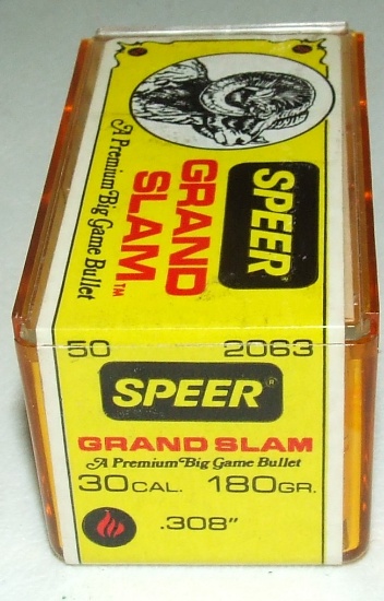 Speer Grand Slam 30 cal