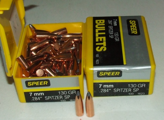 Speer  7mm 130 gr  186 ct