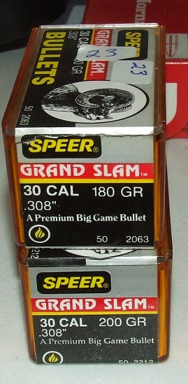 Speer Grand Slam 30 cal. 59 ct