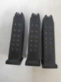 3-glock 19 15rnd Mags For 9mm