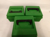 3 Case-gard Ammo Boxes
