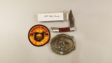 Nra Knife,belt Buckle & Patch