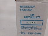 Approx 150 9mm-115gr Rn Cast Bullets