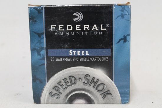 Box Of Federal Speed Shok 12ga 2 3/4in Bb Steel Sh