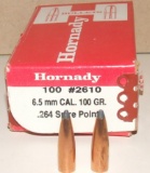 88 Bullets Hornady 6.5mm .264 100gr