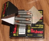 5-20 Rnd Box Tul Ammo 7.62x39 Nc Steel Case 122gr