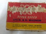Vintage Winchester Super Speed 375 H&h Magnum
