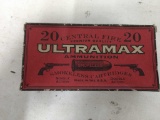 20 Rnd Box Vintage Ultramax 30-30 165gr Rnfp