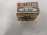 25 Rnd Bx Vintage Peters Standard 12ga Field Loads