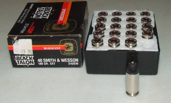 Box Winchester Black Talon  40 S&w