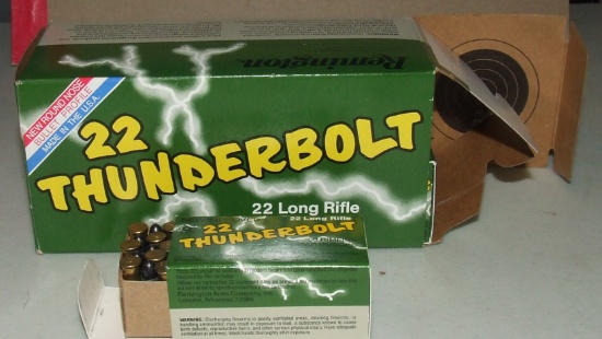 10-50 Round Boxes Of Rem Thunderbolt  22 Lr