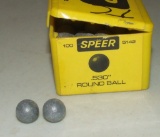 76 Pieces, Speer .530 Round Balls
