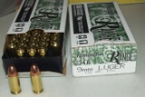 2 - 50 Rounds Remington 9mm Luger