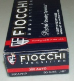 50 Round Box Fiocchi  380 Auto