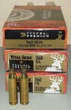 3 - 20 Federal 260 Remington Brass