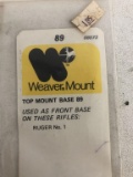 2 Weaver Top Mount Base