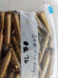 Bag 76 Count 300 Win Mag Empty Brass