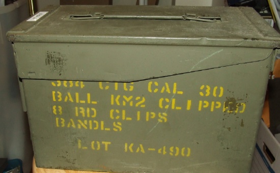 Excellent Condition 50 Cal. Metal Can