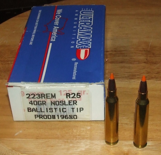 20 Rounds Ultramax  223-R25