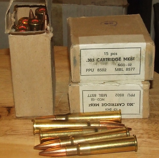 50 Rounds 303 British Ball