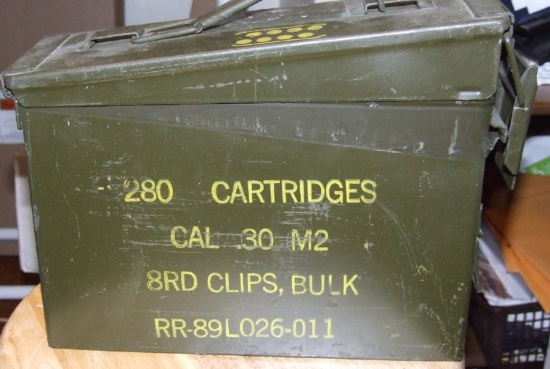 Full Can 280 Rounds U S G I 30 Cal