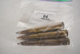 3 Rnds 50 Cal Ammo