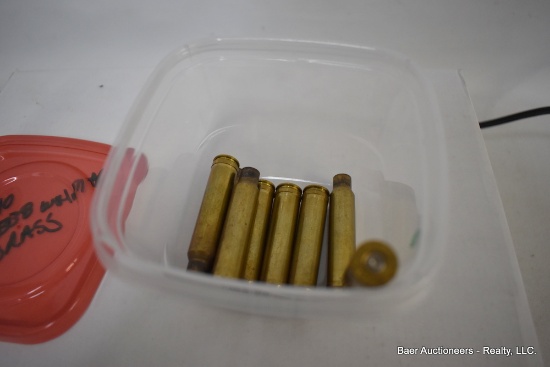 8 Rnds R-p 338 Win Mag Empty Brass