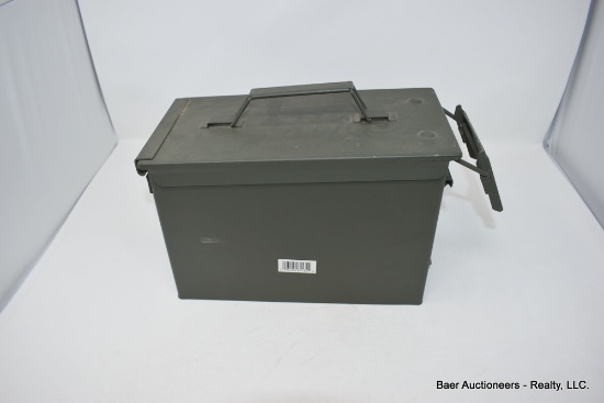 50 Cal Ammo Can With 96 Rnds Assorted 50 Bmg