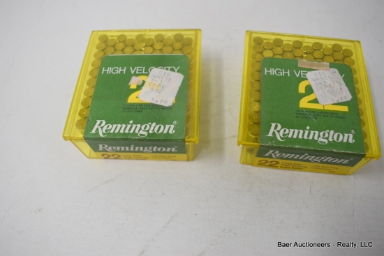 2-100 Rnd Box Remington 22lr Solid Bullet