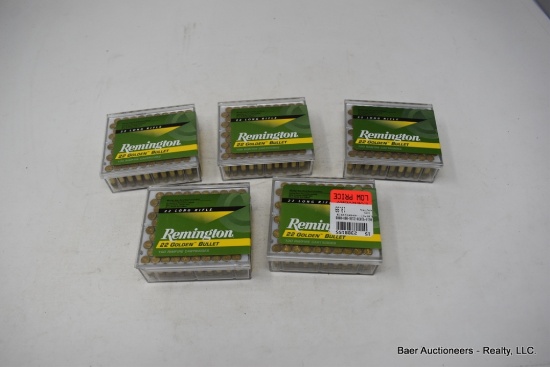 5-100 Rnd Box Remington Golden Bullet 22lr