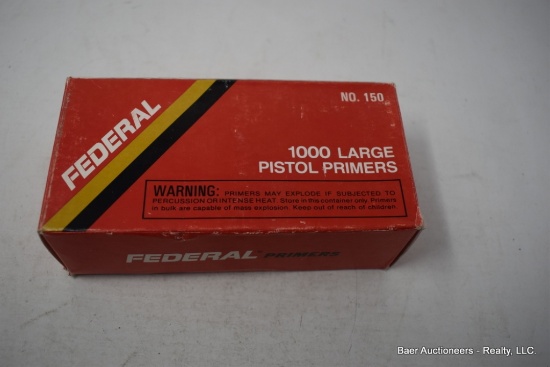1000 Rnd Box Federal No 150 Lg Pistol Primers