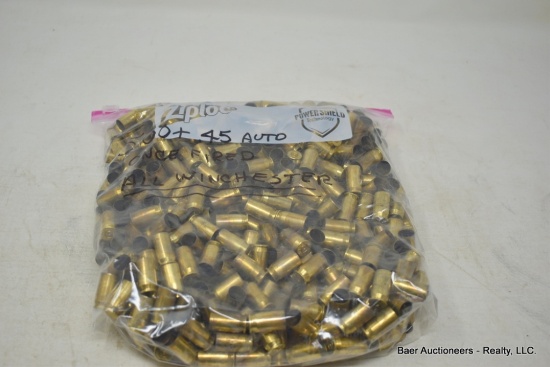 500+ Pcs 45 Auto Once Fired Brass