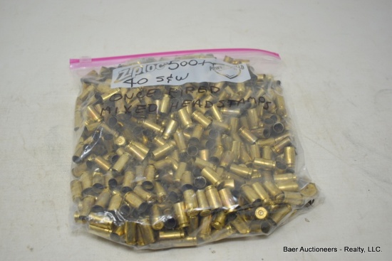 500+ Pcs 40 S & W Once Fired Brass