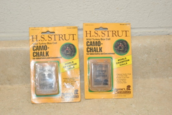 2 H. S. Strut Camo Chalks For Box Calls