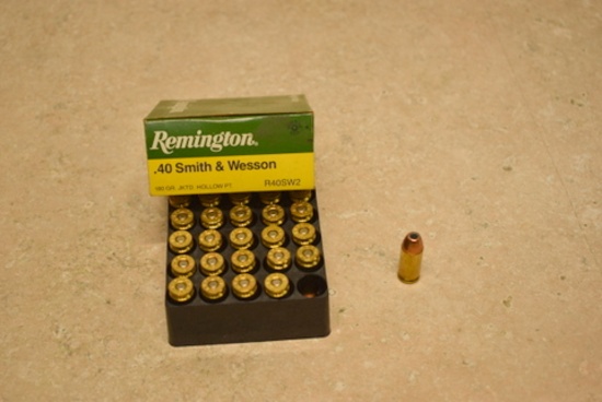 50 Rnd Box Remington .40 Smith & Wesson