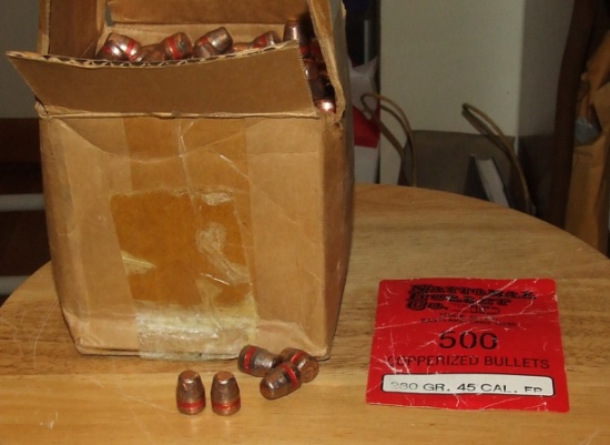 500 Count 45 Cal Bullets