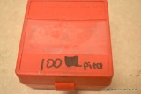 100 Rnd Plastic Box Nickel 223 Rem Casings