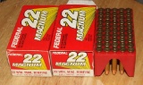 2-50 Rounds Federal 22 WMR  FMJ