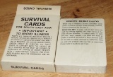 Original Survival Cards South East Asia