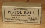 50 Rounds  USGI WRA Ball .45 1911