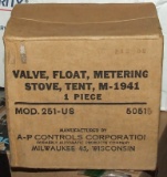 Valve, Float, Metering , Stove , Tent, M-1941