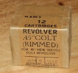 WW2 12 Round Box .45 Colt Rimmed