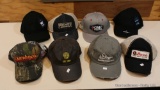 variety of 8 hats