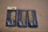 3 - Colt Officers Model 45 ACP 7 rnd mags