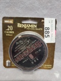Round tin Benjamin airgun pellets