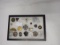 Display case of German pins
