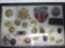 Display case of military pins